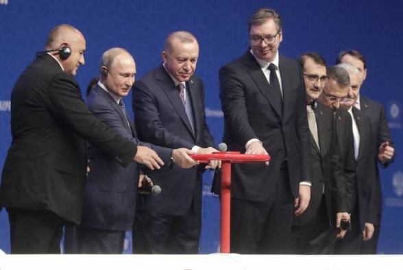 Путин и Эрдоган официально запустили работу газопровода «Турецкий поток»